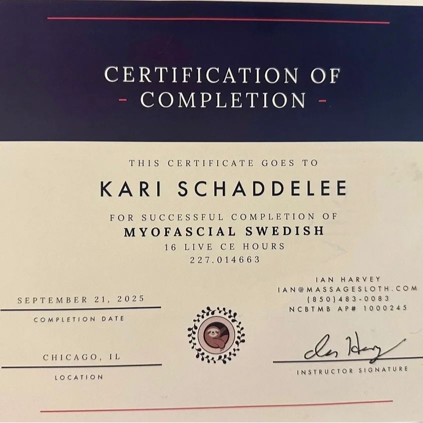 Kari S, massage therapist in Hinckley, IL